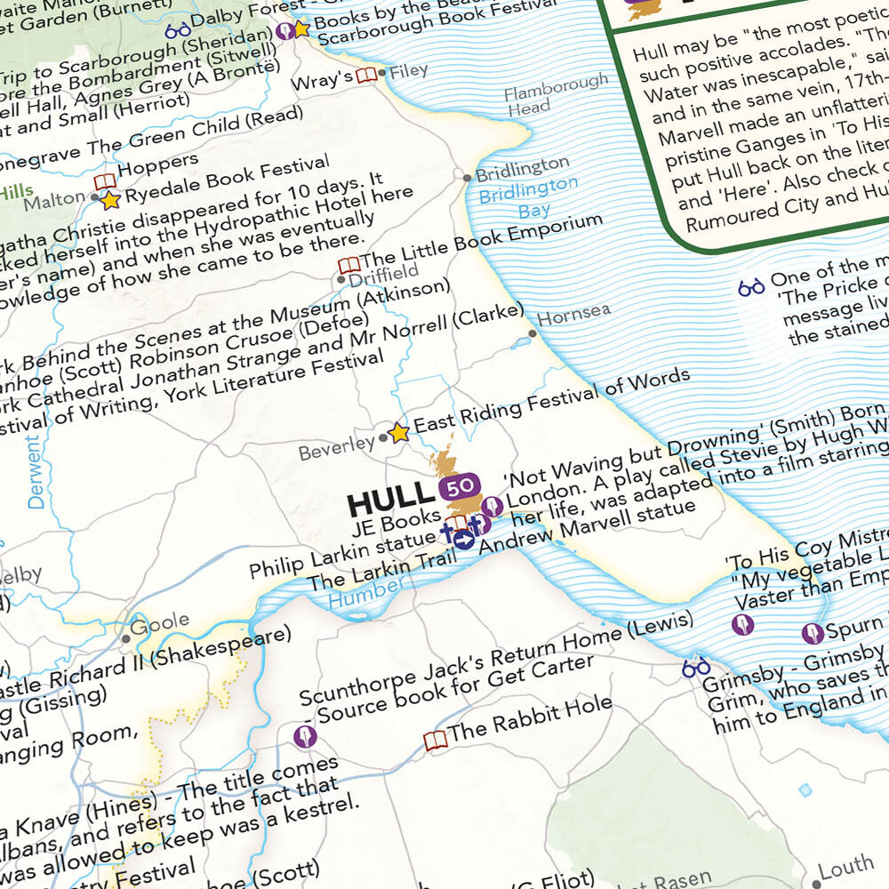 STG's Thrillingly Plotted Great British Literature Map
