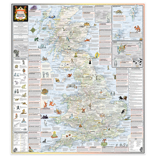STG’s Craftily Conjured Great British Folklore and Superstition Map