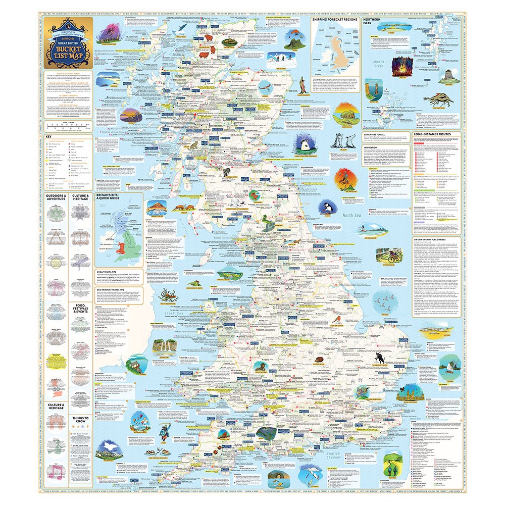 STG's Great British Bucket List Map