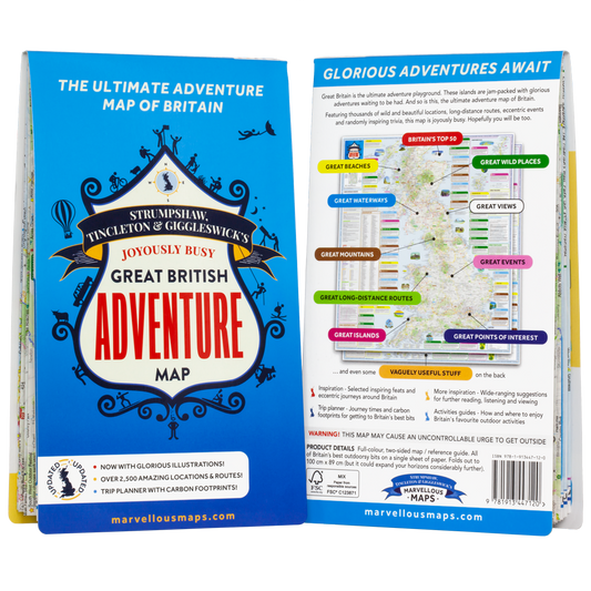STG's Joyously Busy Great British Adventure Map (2nd edition)
